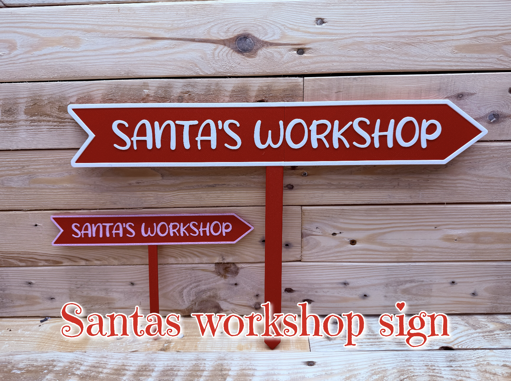 Santa’s Workshop Sign